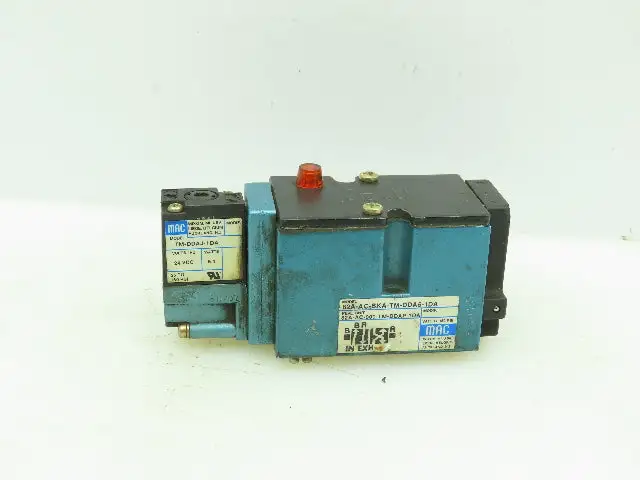 MAC 82A-AC-BKA-TM-DDA5-1DA Pneumatic Solenoid Control Valve 150PSI 24VDC Coil