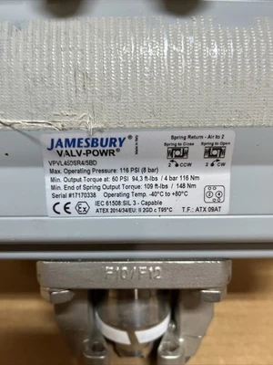 USED Neles Jamesbury VPVL450SR4/5BD