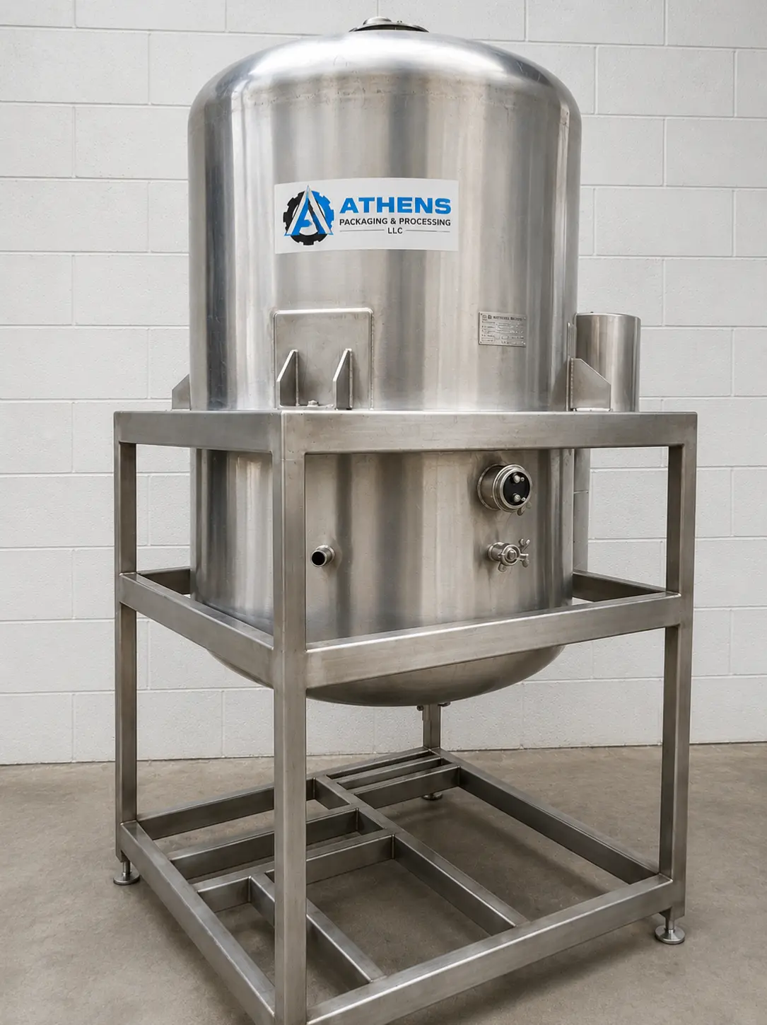 Used Holland & Son 500 Gallon Stainless Steel Tanks Georgia US | Athens Packaging & Processing #914792