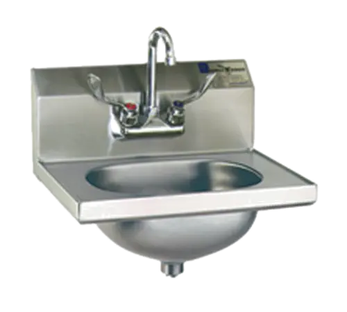 Eagle Group HSA-10-FW-1X Wall Mount Hand Sink w/ 13 1/2"L x 9 3/4"W x 6 3/4"D Bowl, Basket Drain