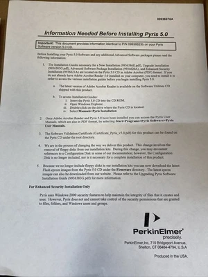NEW PerkinElmer N537-0955