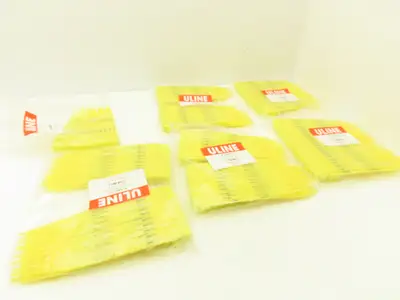 Uline S-13677Y Truck Safety Seals 8" Yellow Plastic Security Numbers Lot of 500