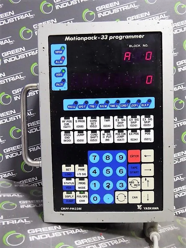 Yaskawa CMPF-PM33BE Motionpack-33 Programmer Teach Pendant Used