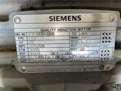 40 HP Goulds 3196 Water Pump
