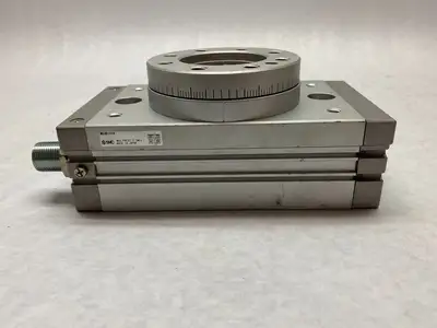 USED SMC ROTARY ACTUATOR TABLE, RACK & PINION TYPE, SIZE 100