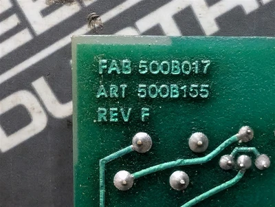 Metrotech 500B045 Pipe and Cable Locator I/O Board 500B017 500B155 Rev F Used