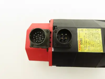 Fanuc A06B-0123-B175 AC Servo Motor 0.9kW 127V 3Ph 3000RPM Encoder A8600360T201