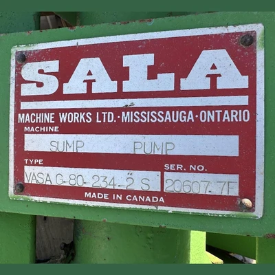 USED SALA VASA G-80-234-2S