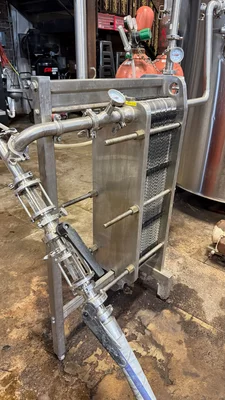 DYM 10bbl 4-vessel Electric Brewhouse w/direct fire firebox
