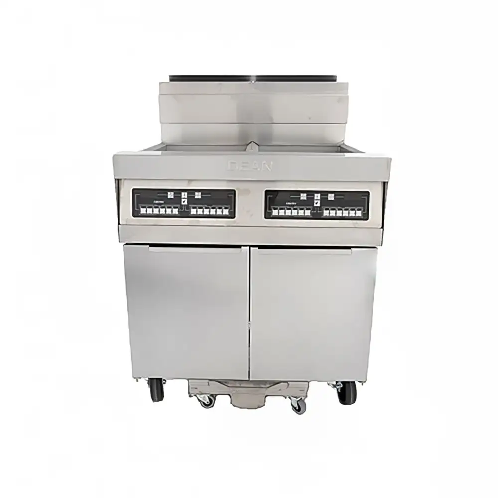 Dean 4FPRG50T Gas Fryer - (4) 50 Lb Vats, Floor Model, Liquid Propane