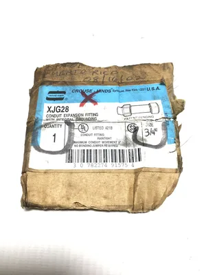 CROUSE-HINDS XJG28  3/4″ Conduit Expansion Fitting