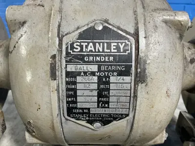 Used STANLEY 266A Pedestal Type Grinders (Double End) Ohio US | HGR 24 #1542136