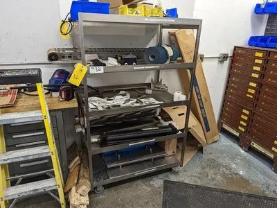 SS Mobile Parts Rack