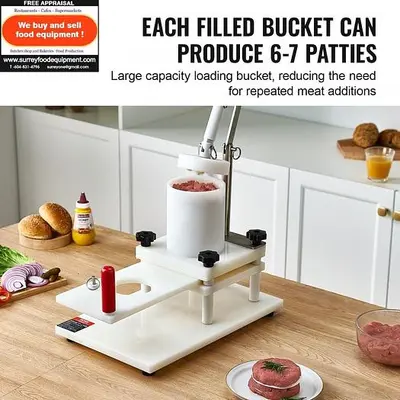 4.3" Commercial Burger Patty Maker Hamburger Meat Press Forming Machine
