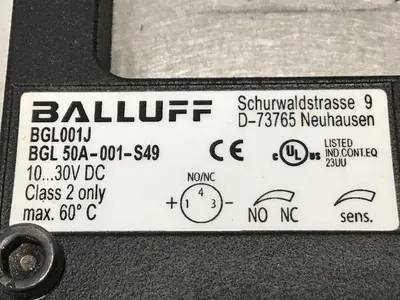USED BALLUFF BGL001J