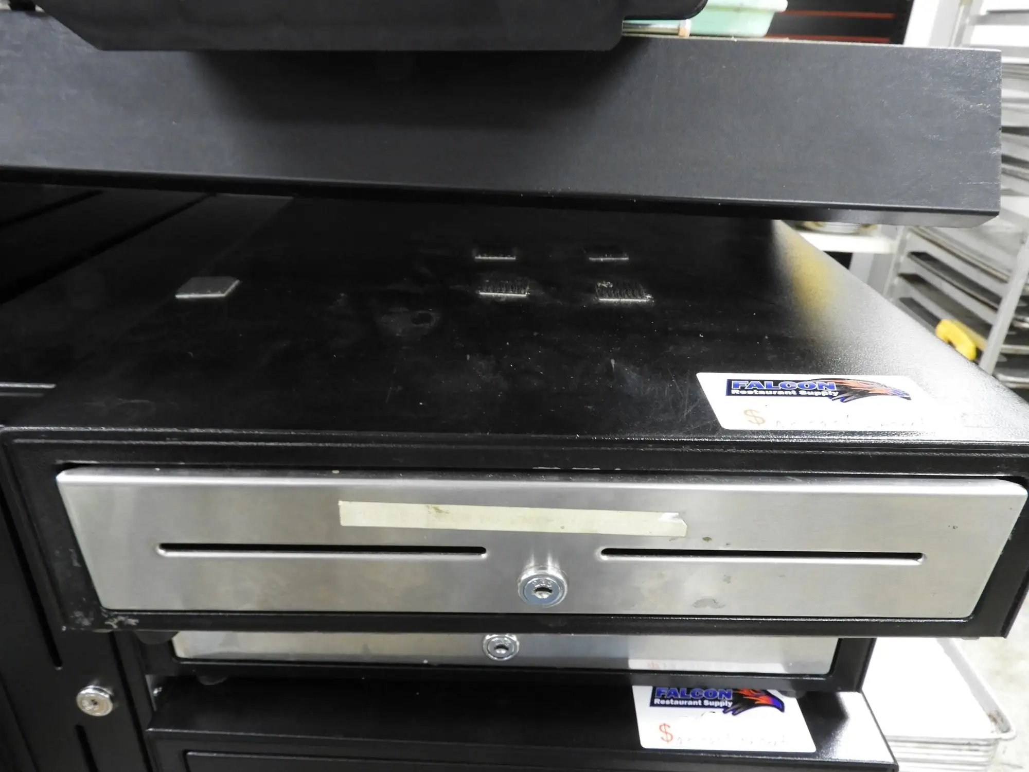 Used Falcon Restaurant Supply Used Cash Register Money Drawer Without Divider Insert Stainless Face Food, Restaurant, & Bakery Parts & Accessories Illinois US | Falcon Restaurant Supply #1376649