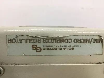 USED SOLA ELECTRIC 63-23-125-4