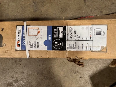 Anderson 200 Series Gliding Patio Door Frame Kit customer Return see Pictures