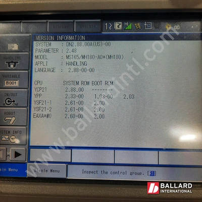 YASKAWA Motoman MH180 Robot System w/ DX200 Controller