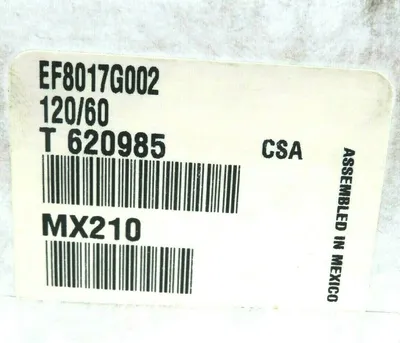 NEW ASCO EF8017G002 SOLENOID VALVE 120VAC 60HZ