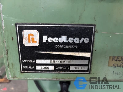 Used 2007 Feed Lease PR-46M-12 
MOTORIZED UNCOILER Uncoilers New Jersey US | Machinery Values #1507225