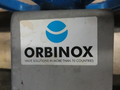 6" 150# Orbinox Knife Gate Valve Hand Wheel Operated