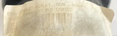 NEW OCAL-THOMAS BETTS X68-4X-G 2" GRAY CONDUIT BODY X FORM X684XG