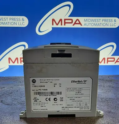Used ALLEN-BRADLEY 1766-L32BXB PLC Processors Michigan US | Midwest Press and Automation #1334592