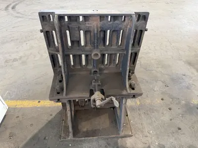 28" WIDE X 40" TALL X 20" DEEP T SLOTTED STACKED ANGLE PLATE. STOCK # 0219326