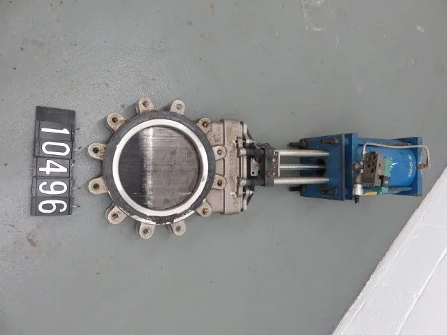 Trueline TL 12"-150 knife gate valve with pneumatic actuator