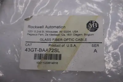 Allen-Bradley 43GT-BAA72SL Fiber Optic Cable STOCK H1672