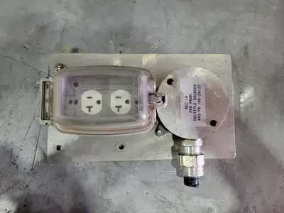 2 Gang Receptacle Outlet w/ Junction box