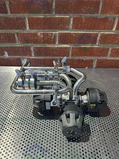 Used 4 ITT PURE FLO ADVANTAGE STAINLESS STEEL DIAPHRAGM VALVE W/ 1" SANITARY FITTING Valves/Fittings California US | Equipment Lab #485679