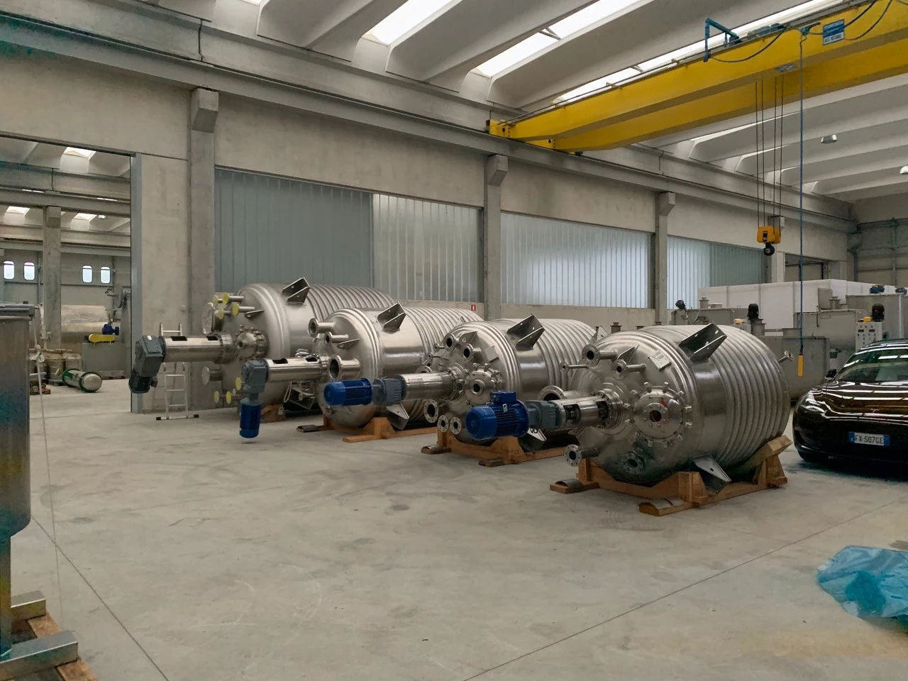 2,000L S/S 1/2 coiled New Reactor