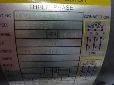 USED BALDOR M00