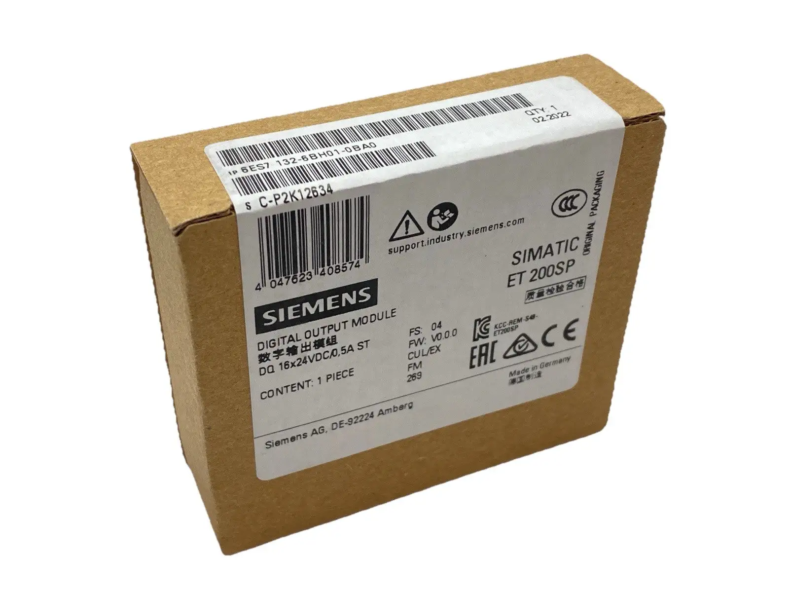 NEW SIEMENS SIMATIC ET 200SP DIGITAL OUTPUT MODULE 24VDC