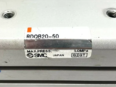 USED SMC AIR-CUSHIONED COMPACT CYLINDER 20MM BORE 50MM STROKE