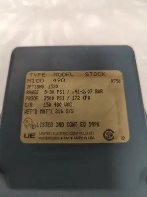 Used UNITED ELECTRIC _UNKNOWN_ Miscellaneous Equipment (Electrical & Power) Ohio US | Surplus Asset Holdings #1235755