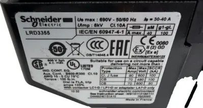 NEW SCHNEIDER ELECTRIC LRD3355