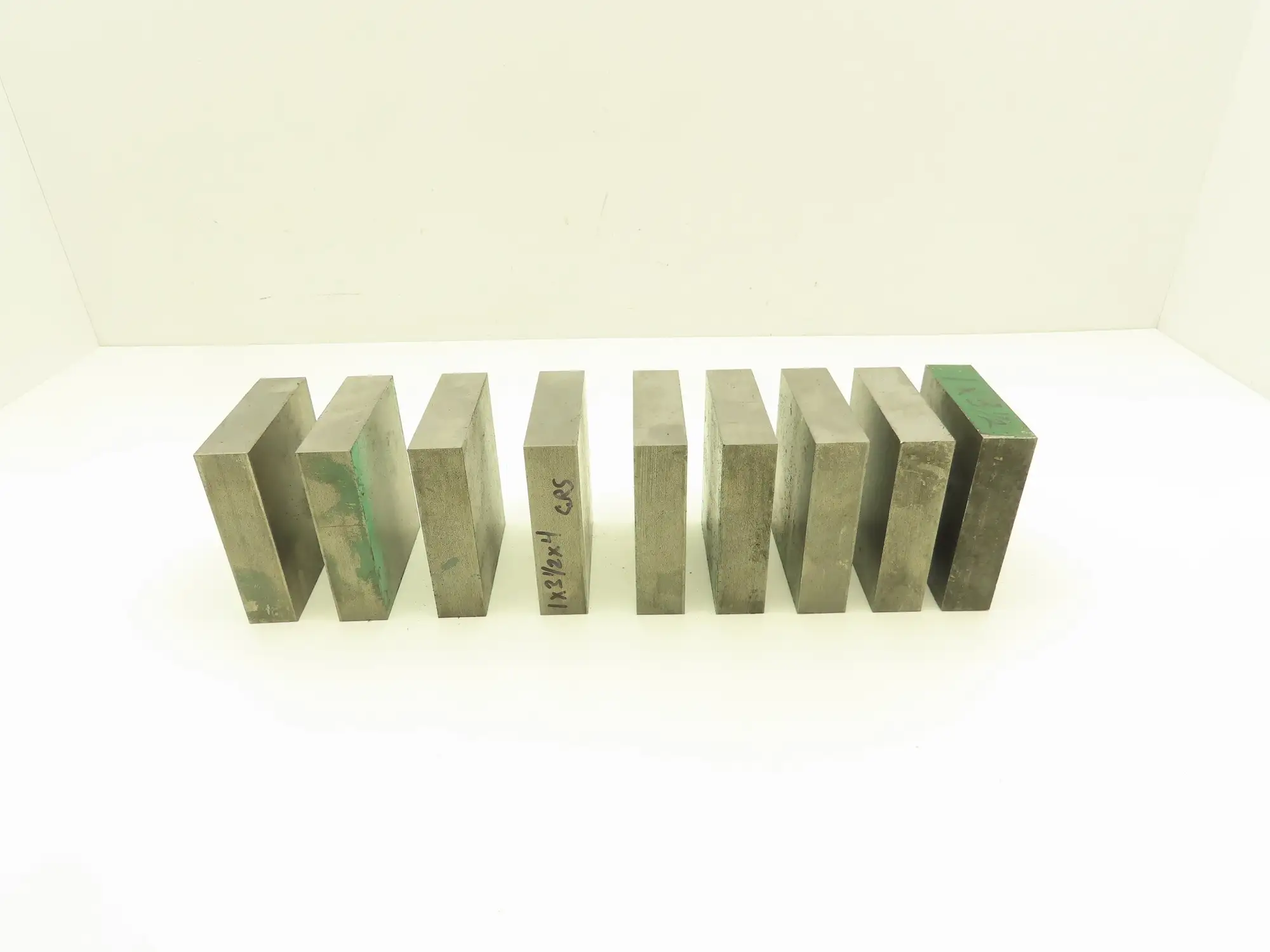 1018 Cold Rolled Steel Flat Bar Stock 1"x 3-1/2"x 4"L  Lot of 9 Blocks