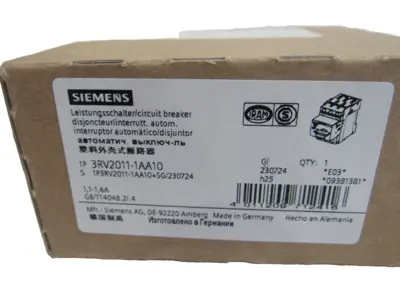 NEW SIEMENS 3RV2011-1AA10 CIRCUIT BREAKER 3RV20111AA10