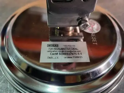 0-100 psi Temperature Gauge