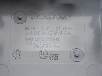 NEW SCEPTER FS15-3/4"/ 21MM