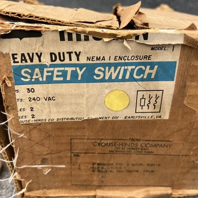 New | in-Stock Crouse-Hinds HH321N Disconnects California US | Davliegogo LLC #1706693