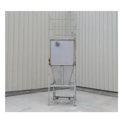 Used Stainless Steel Dry Storage Bin Hopper - 65 cu/ft