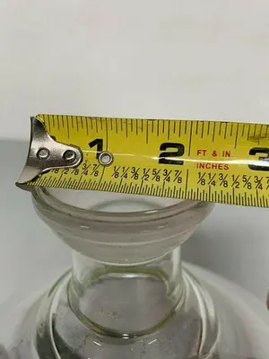USED OSS LABORATORY COLLECTION FLASK W/ 2.25" OPENING