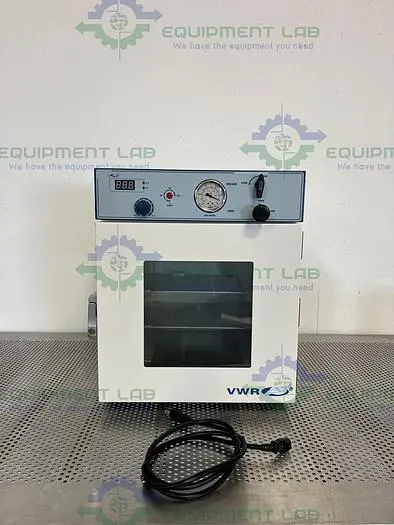 Used VWR 414004-584 VACUUM OVEN 25-200ºC, 120V W/ SHELVES Lab Vacuum Ovens | Equipment Lab #486219