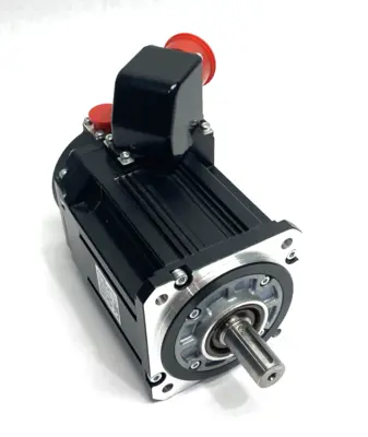 USED MITSUBISHI ELECTRIC BRUSHLESS AC SERVO MOTOR, ROTARY, KEYED SHAFT