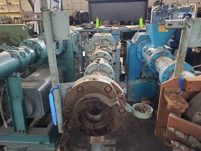 Nakata 90mm Cold Feed Rubber Extruder