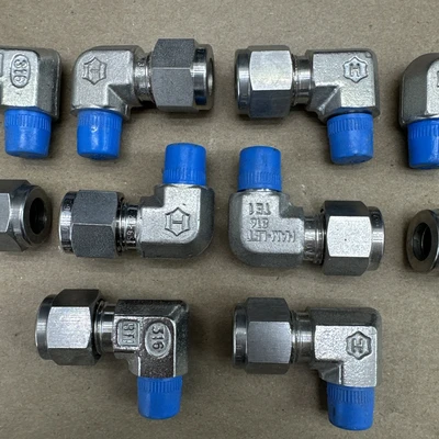 NEW Ham-Let 3/8 Compression To 1/8